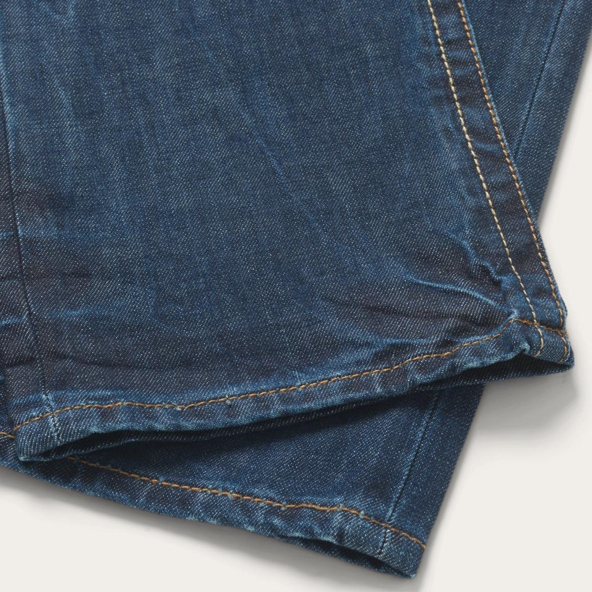 1312 Fit Jeans With Back Pocket Detail Blue Men Stetson Boot Cut