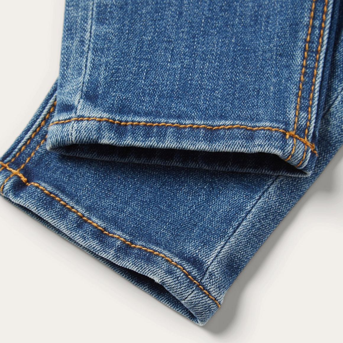 902 High Waist Skinny Fit Jeans Blue Women Stetson Denim
