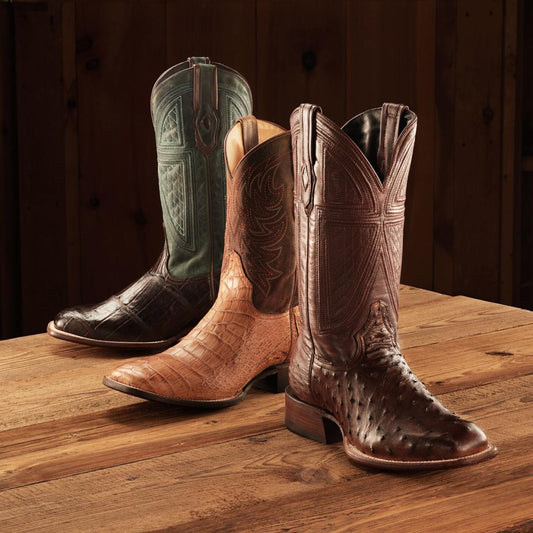 Aces Alligator Boots Brown Men Stetson Exotics