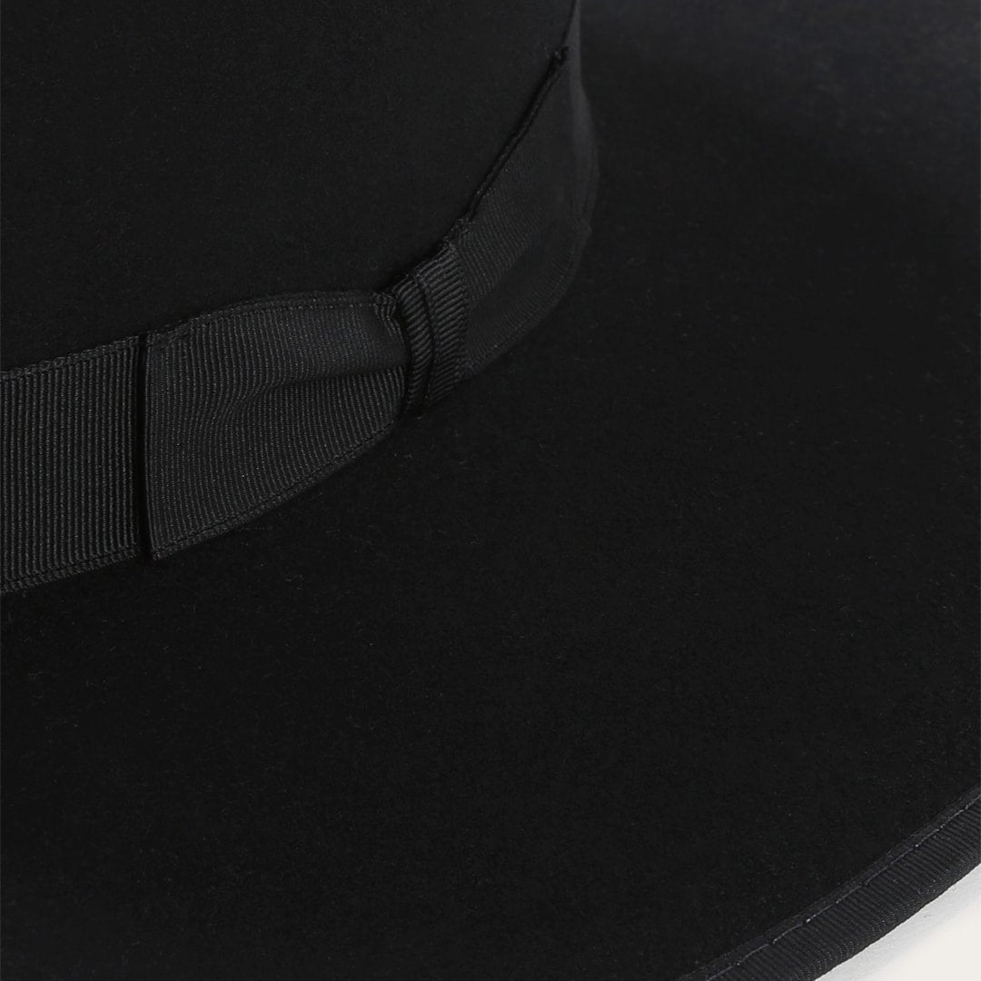 Amish 4X Wool Felt Hat Black Men/Women Stetson Fedora