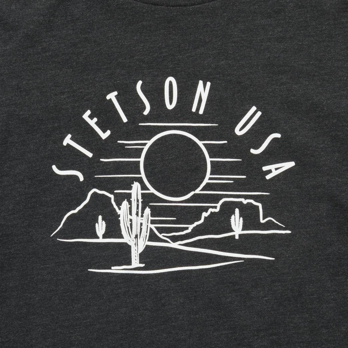 Cactus And Sunset Graphic Tee Black Women Stetson Tees