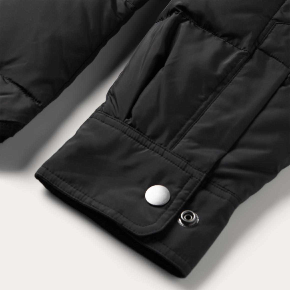 Crushable Black Parachute Jacket Black Men Stetson Jackets