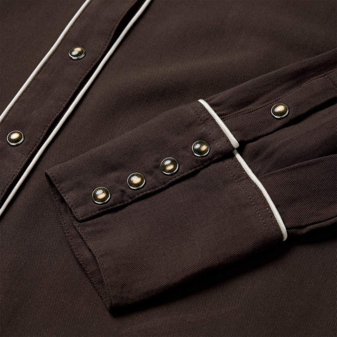 Embroidered Western Shirt Brown Women Stetson Western Shirts