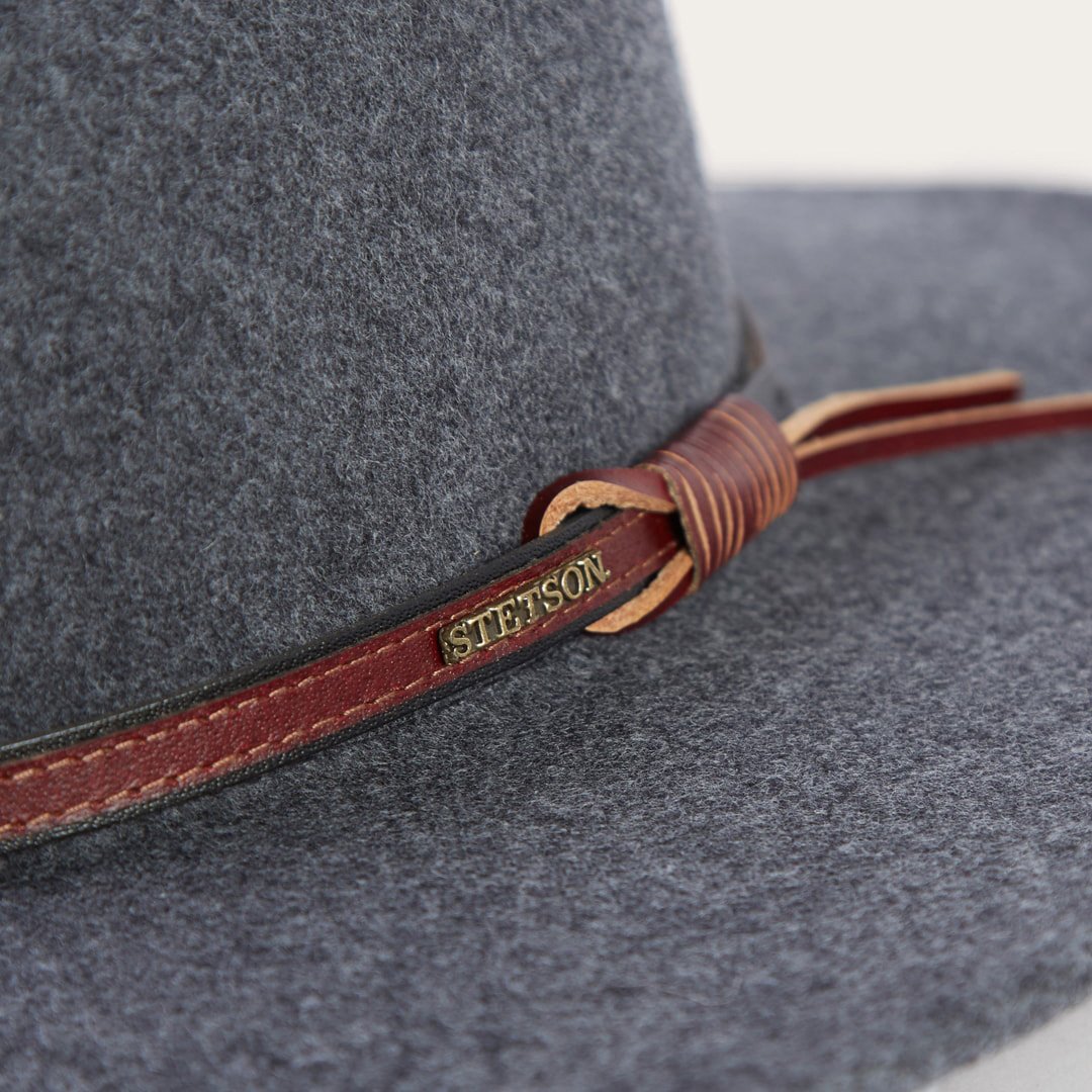 Grey Bull Outdoor Hat Grey Mix Men/Women Stetson Outdoor