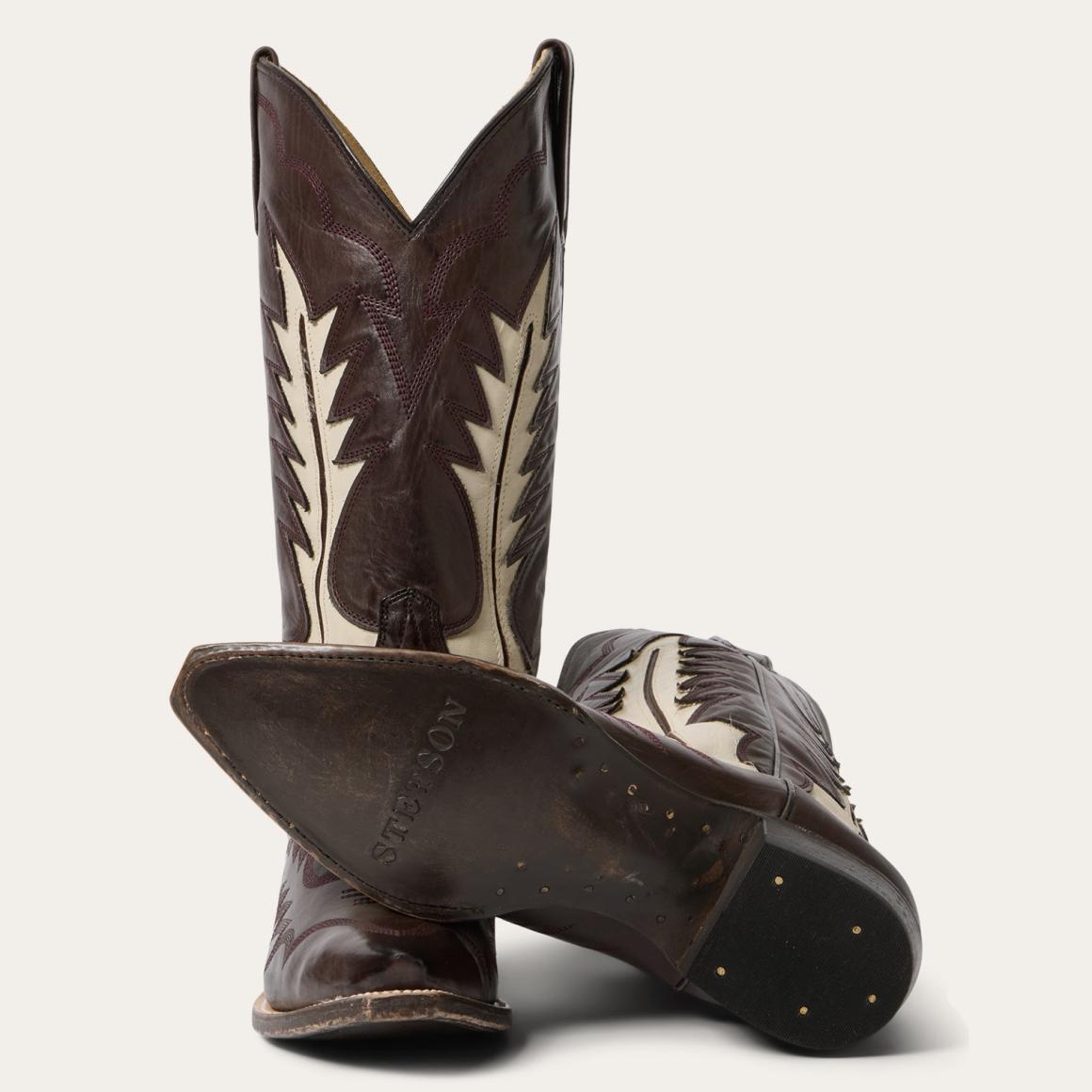 Jess Boots Brown Women Stetson Western