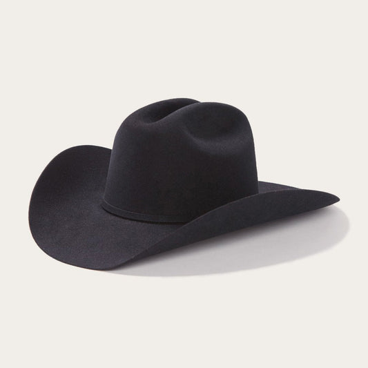 Lariat 5X Cowboy Hat - 4 5/8" Crown Black Men/Women Stetson Western