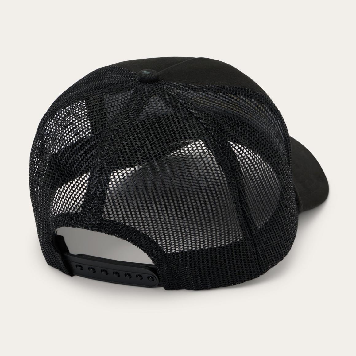 Lasso Trucker Cap Black Men/Women Stetson Caps & Truckers