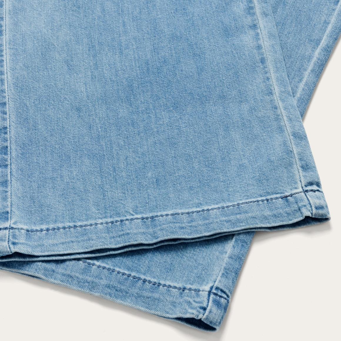Lightweight Denim Jumper Blue Women Stetson Jumpsuits