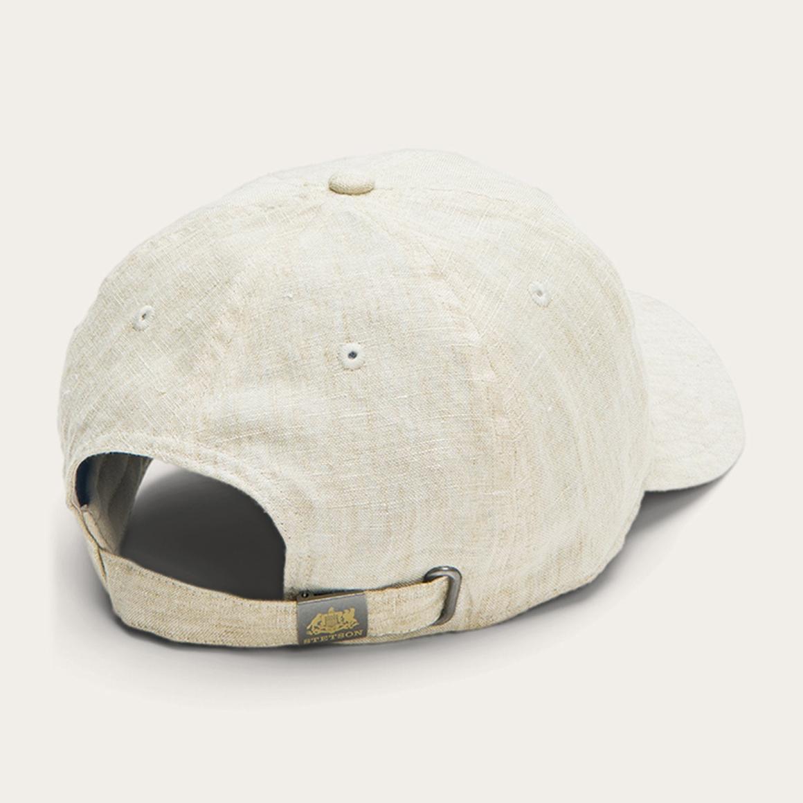 Linen Baseball Cap Beige Men/Women Stetson Caps & Truckers