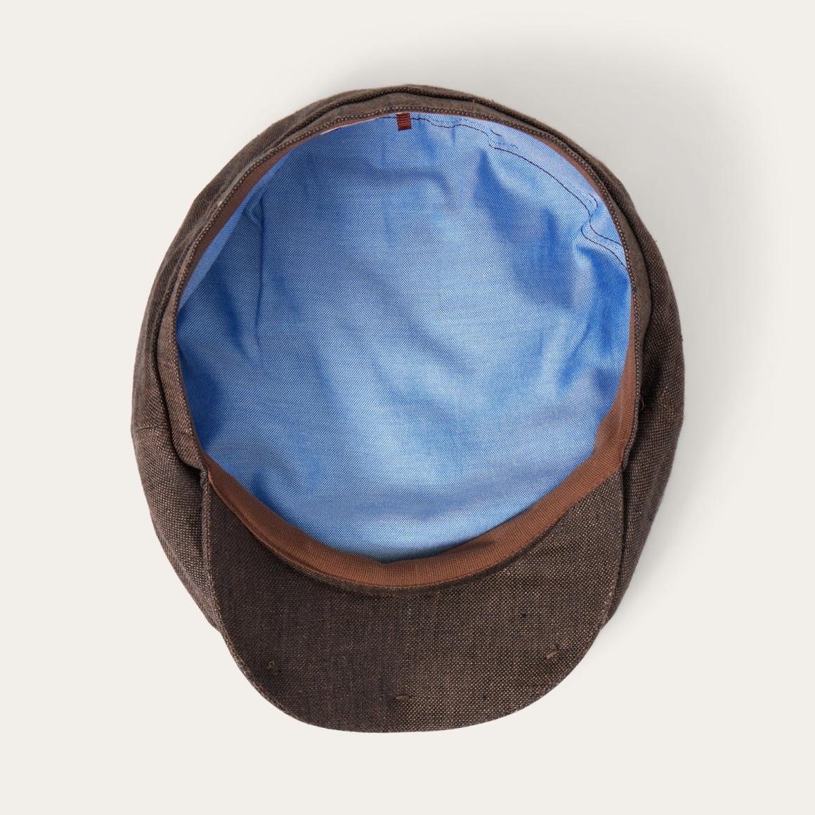 Linen Hatteras Cap Brown Men/Women Stetson Caps & Truckers