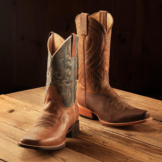 Mossman Boot Brown Men Stetson Western