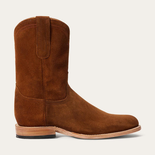 Rancher Zip Roper Suede Brown Men Stetson Ropers