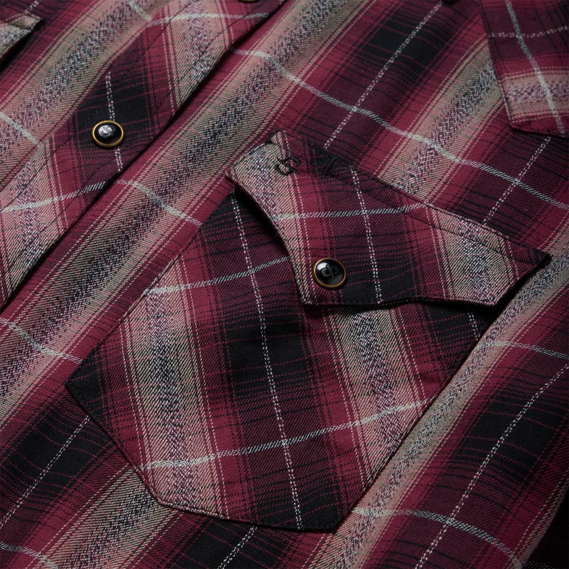 Red Marl Plaid Western Shirt Red Men Stetson Western Shirts