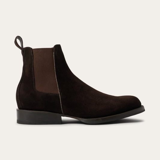 Suede Beat Chelsea Boot Dark Brown Men Stetson Chukka