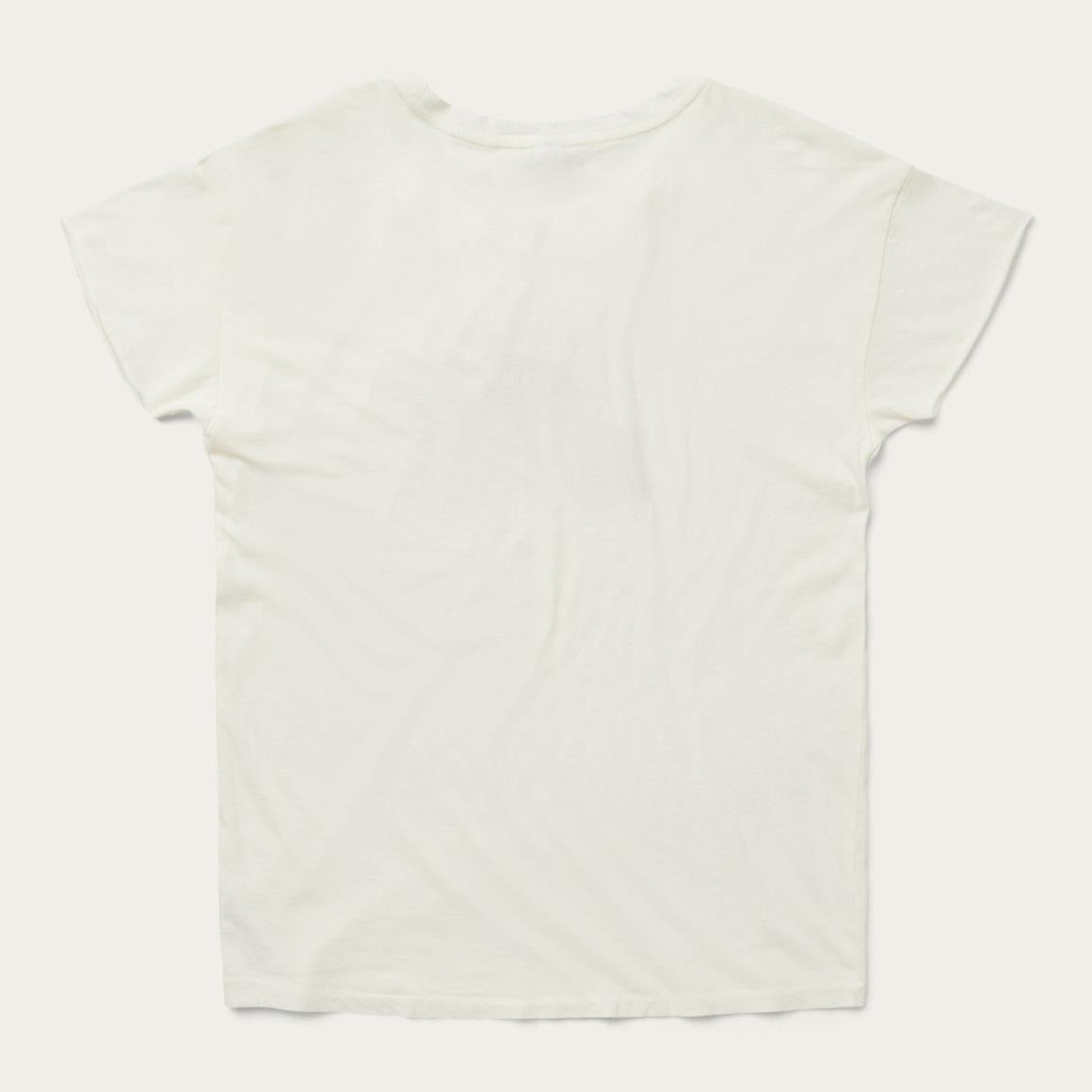 Sunrise Graphic Tee White Women Stetson Tees