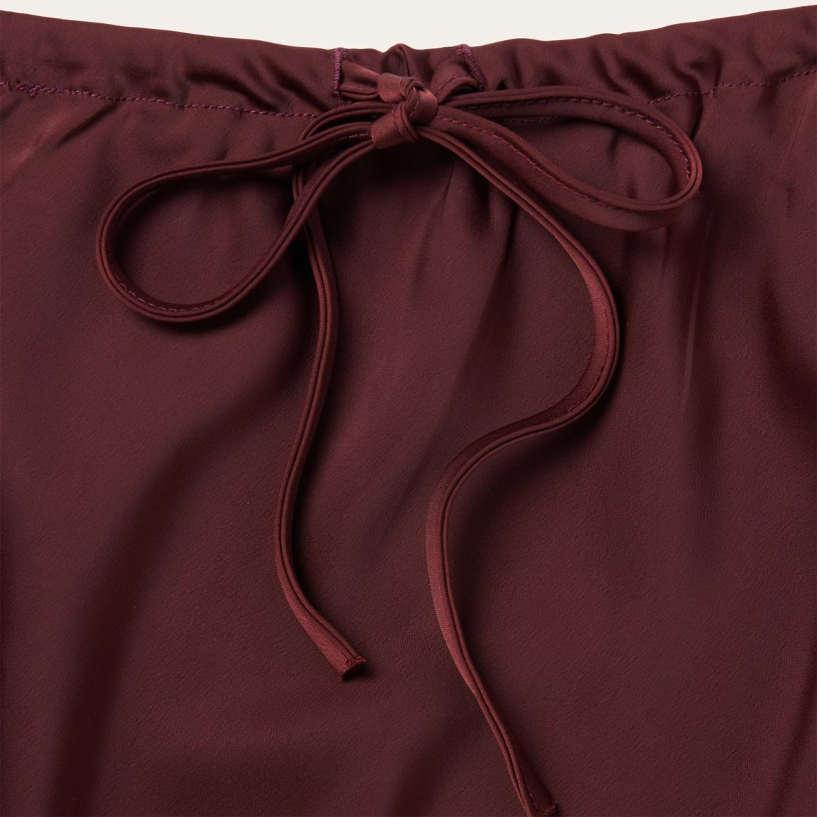 Wine Satin Skirt Red Women Stetson Skirts & Shorts