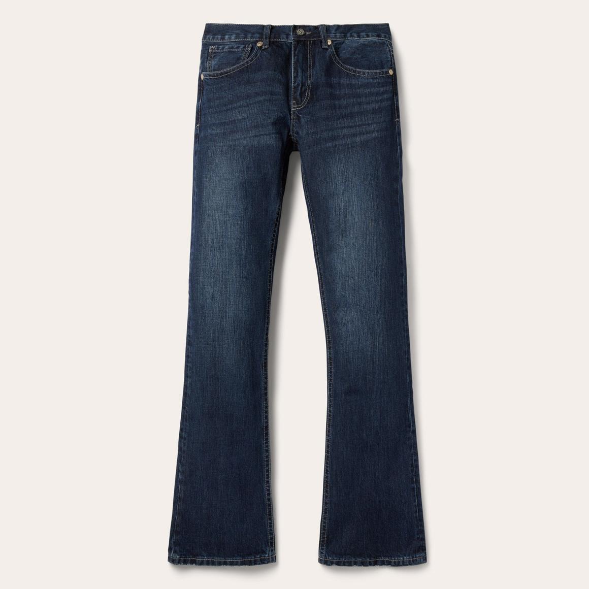 1014 Rocker Fit Jean Blue Men Stetson Boot Cut