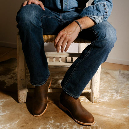 1014 Rocker Fit Jean Blue Men Stetson Boot Cut
