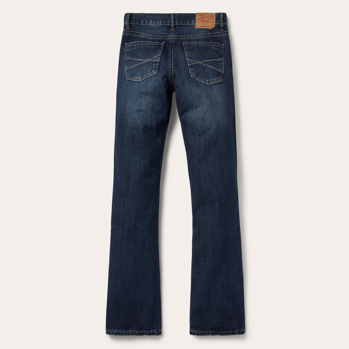 1014 Rocker Fit Jean Blue Men Stetson Boot Cut