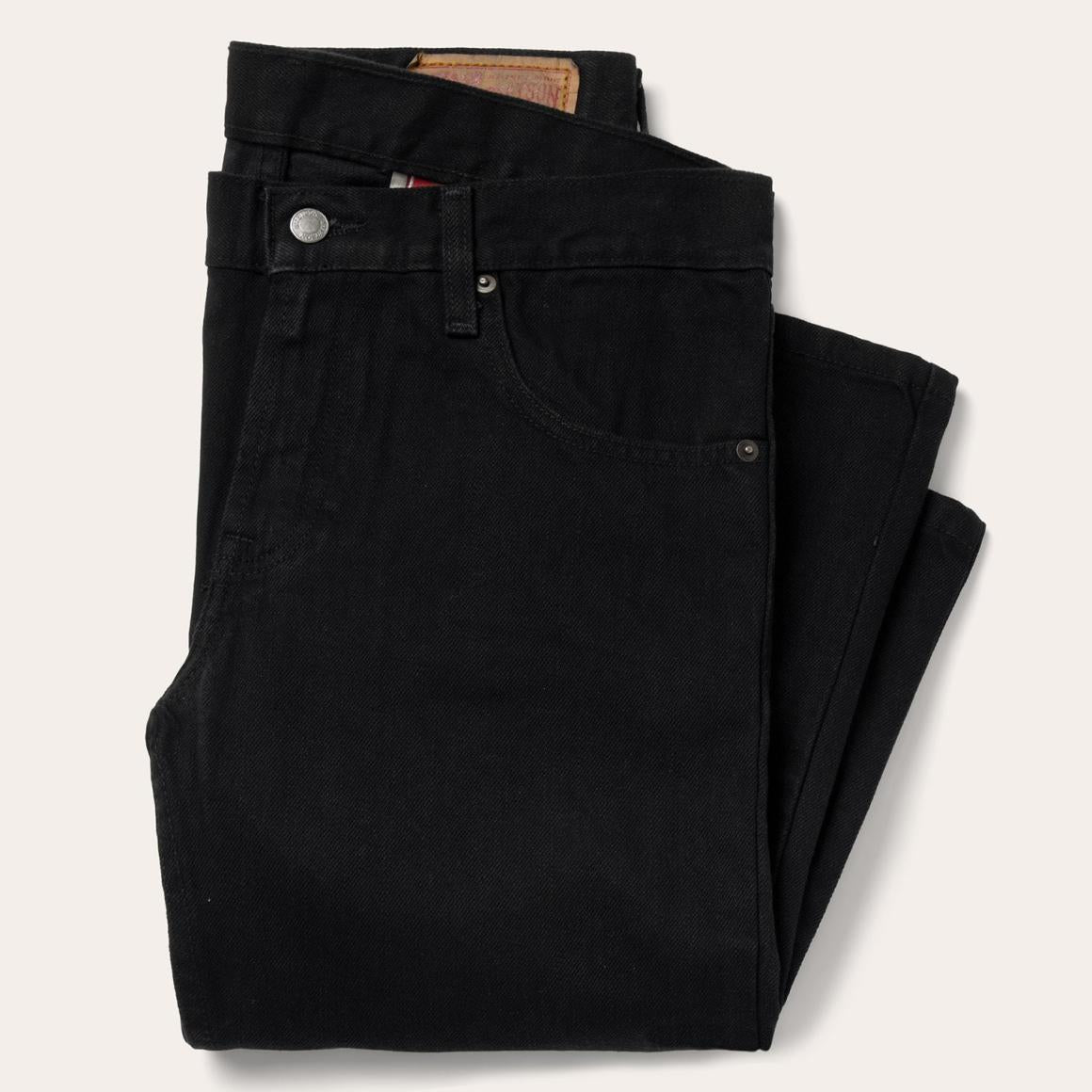 1120 Slim Fit Standard Straight Leg Jean Black Men Stetson Boot Cut