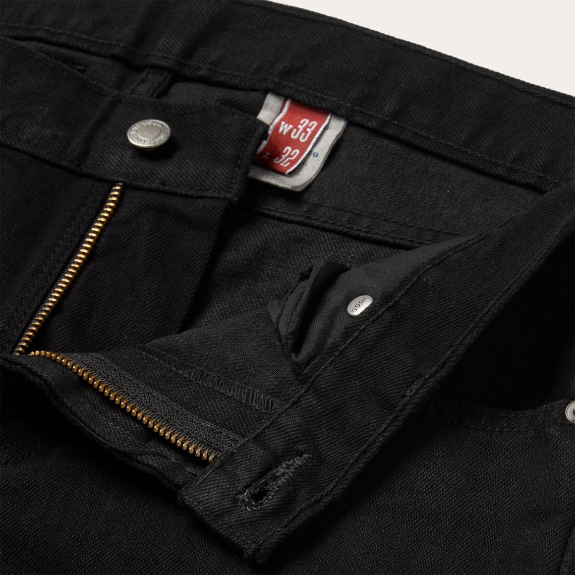 1120 Slim Fit Standard Straight Leg Jean Black Men Stetson Boot Cut