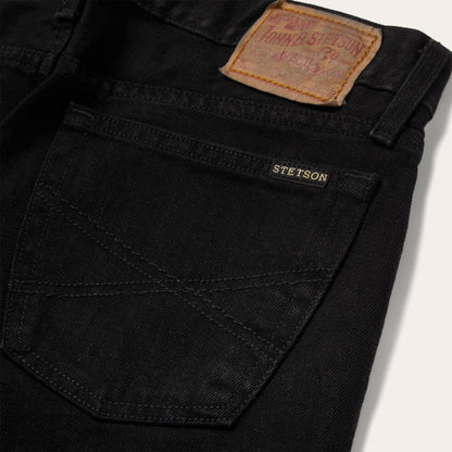 1120 Slim Fit Standard Straight Leg Jean Black Men Stetson Boot Cut