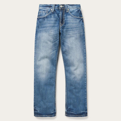 1312 Fit Light Wash Jeans Blue Men Stetson Boot Cut
