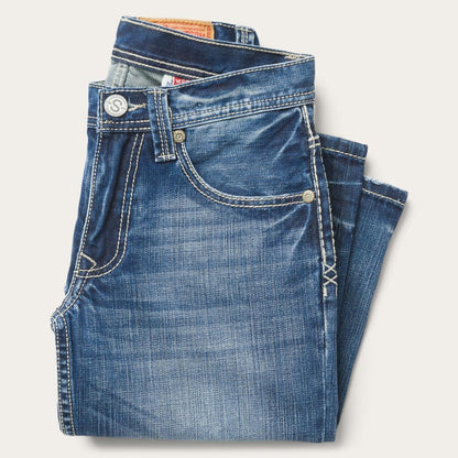 1312 Fit Light Wash Jeans Blue Men Stetson Boot Cut