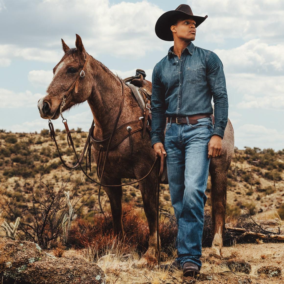 1312 Modern Fit Jean Blue Men Stetson Modern Cut