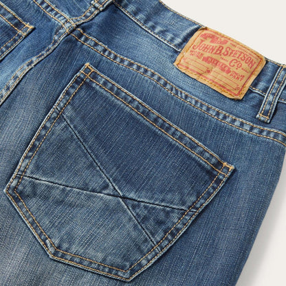 1312 Modern Fit Jeans Blue Men Stetson Modern Cut