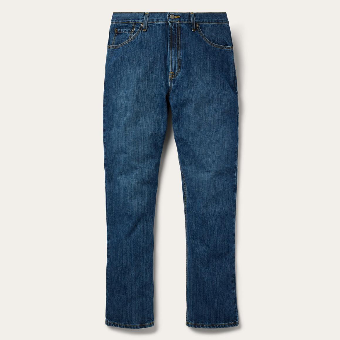 1520 Fit Standard Straight Leg Jean Blue Men Stetson Modern Cut