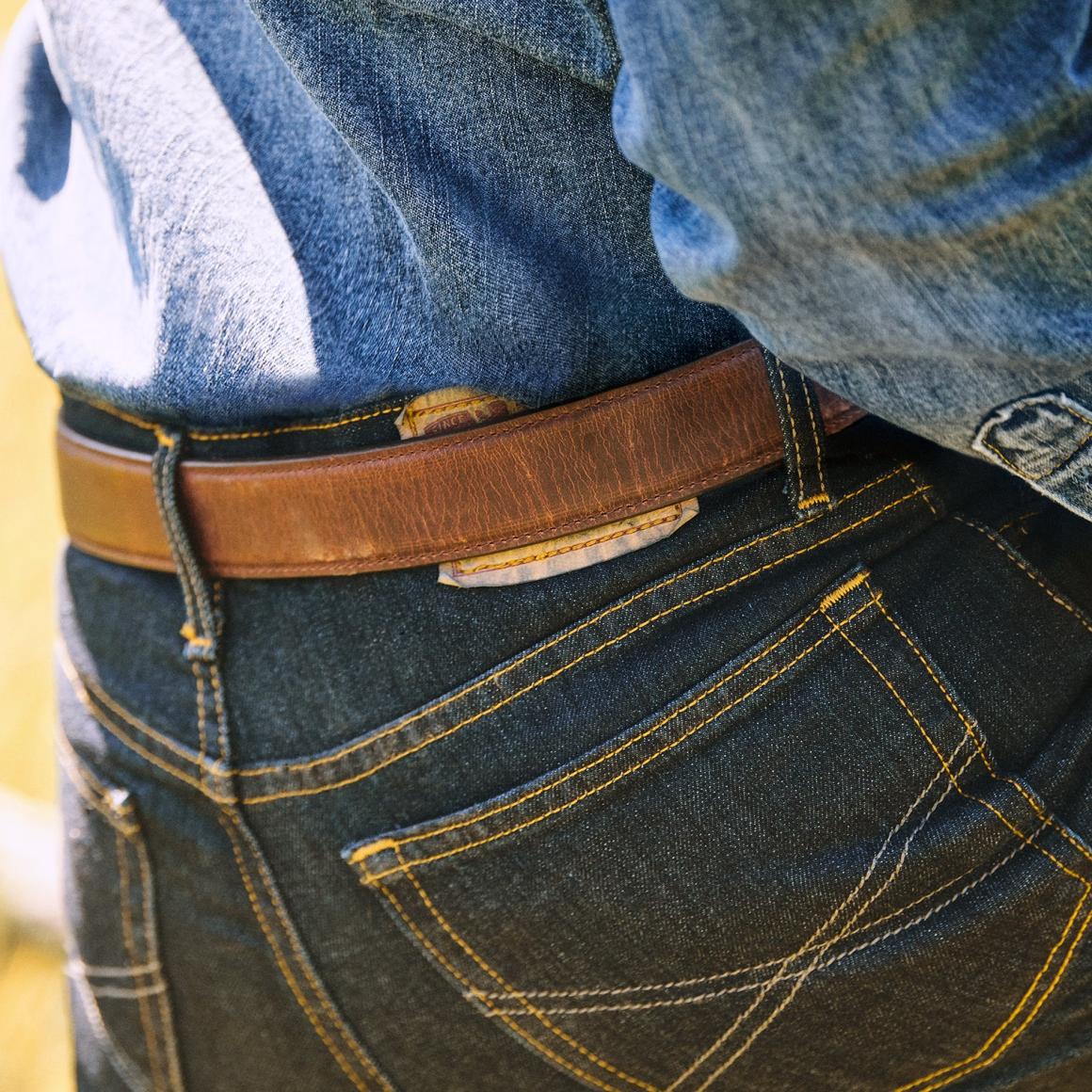 1520 Fit Standard Straight Leg Jean Blue Men Stetson Modern Cut