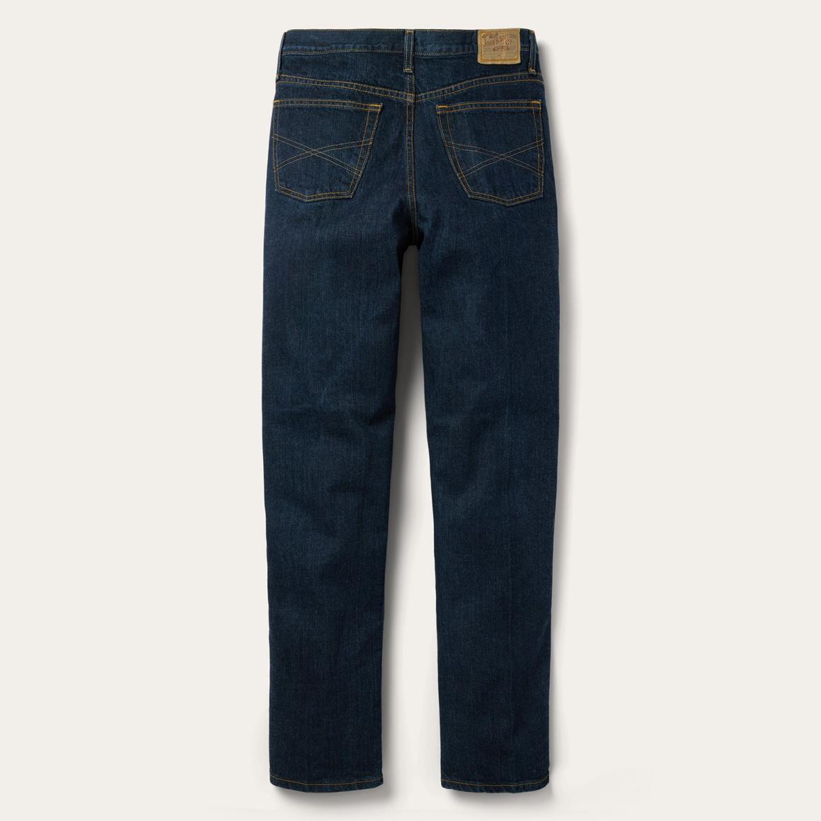 1520 Fit Standard Straight Leg Jean Blue Men Stetson Modern Cut