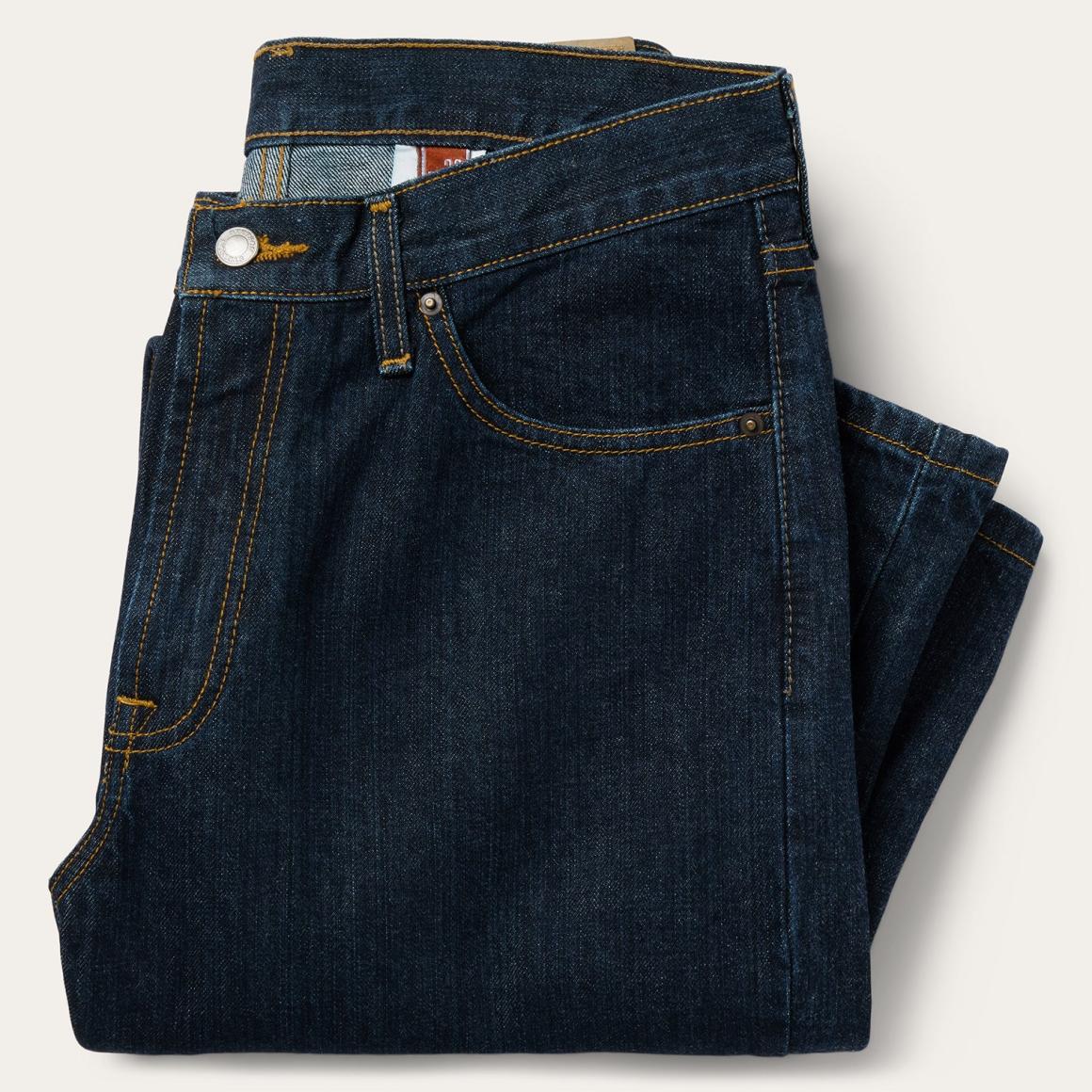 1520 Fit Standard Straight Leg Jean Blue Men Stetson Modern Cut