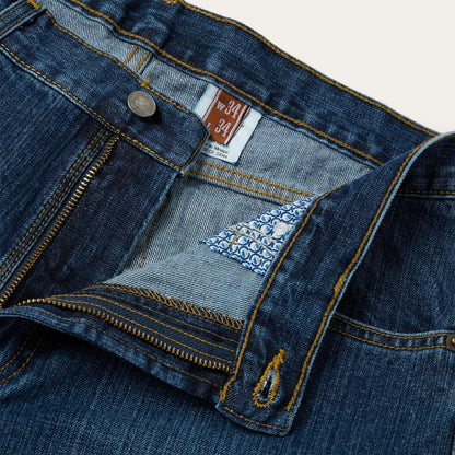 1520 Fit Standard Straight Leg Jean Blue Men Stetson Modern Cut