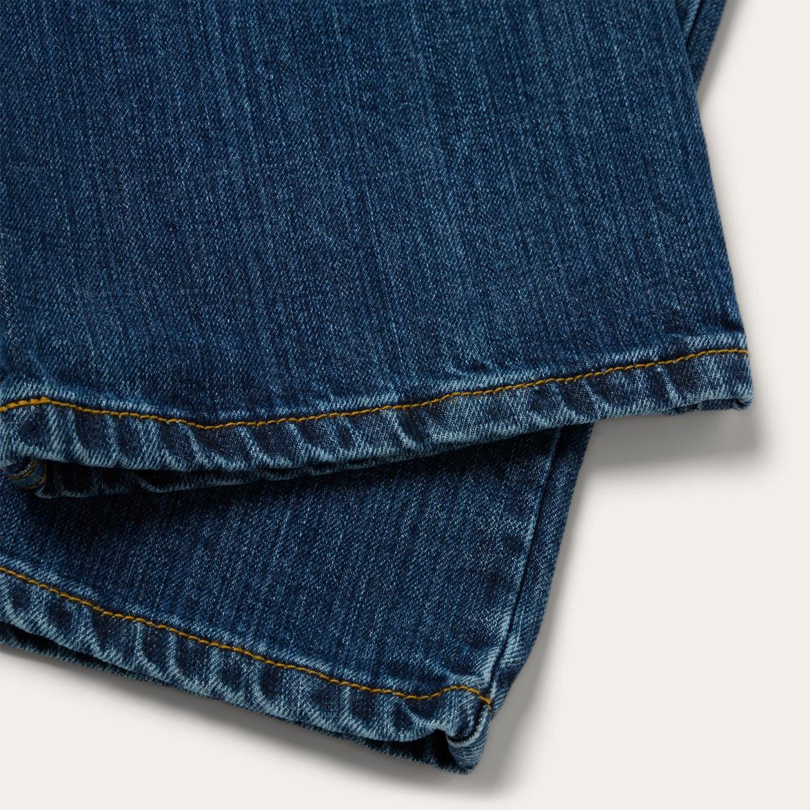 1520 Fit Standard Straight Leg Jean Blue Men Stetson Modern Cut