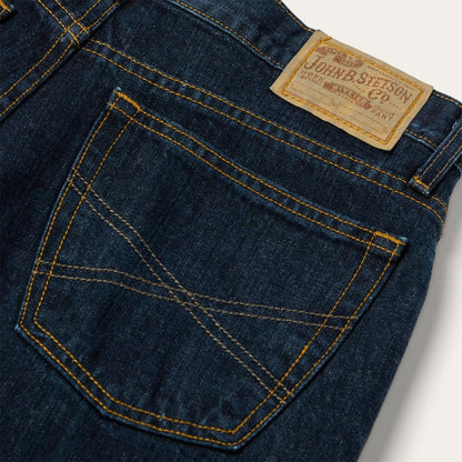 1520 Fit Standard Straight Leg Jean Blue Men Stetson Modern Cut