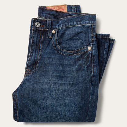 1520 Standard Straight Leg Jean Blue Men Stetson Boot Cut