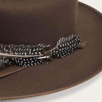 1865 Distressed Open Road Royal Deluxe Walnut Men/Women Stetson Fedora