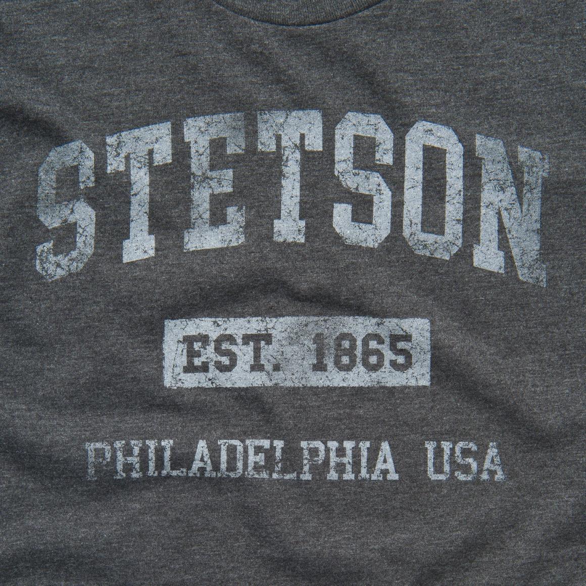 1865 Graphic Tee Grey Men Stetson Tees