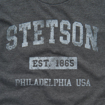 1865 Graphic Tee Grey Men Stetson Tees