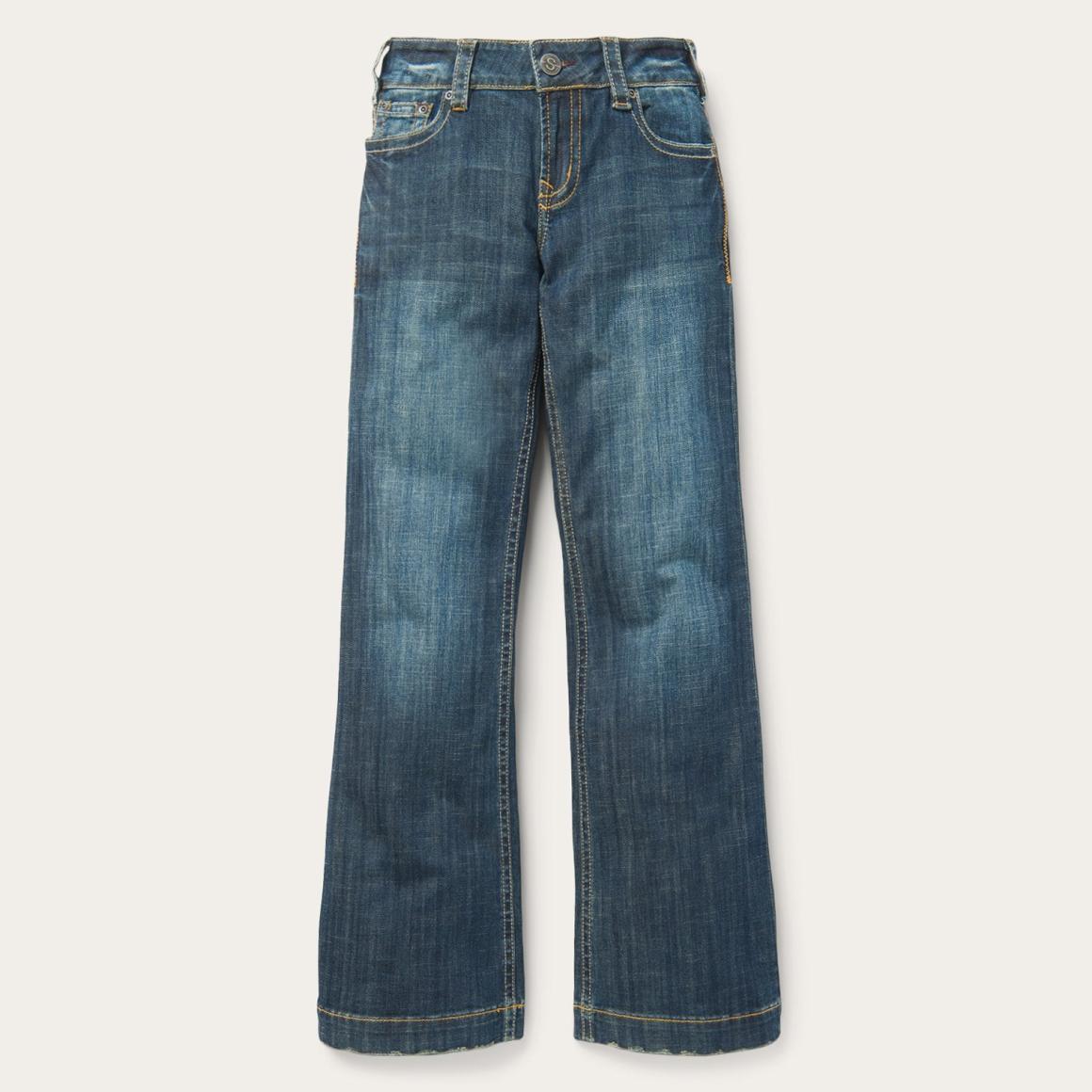 214 City Trouser Jeans In Medium Wash Blue Women Stetson Denim