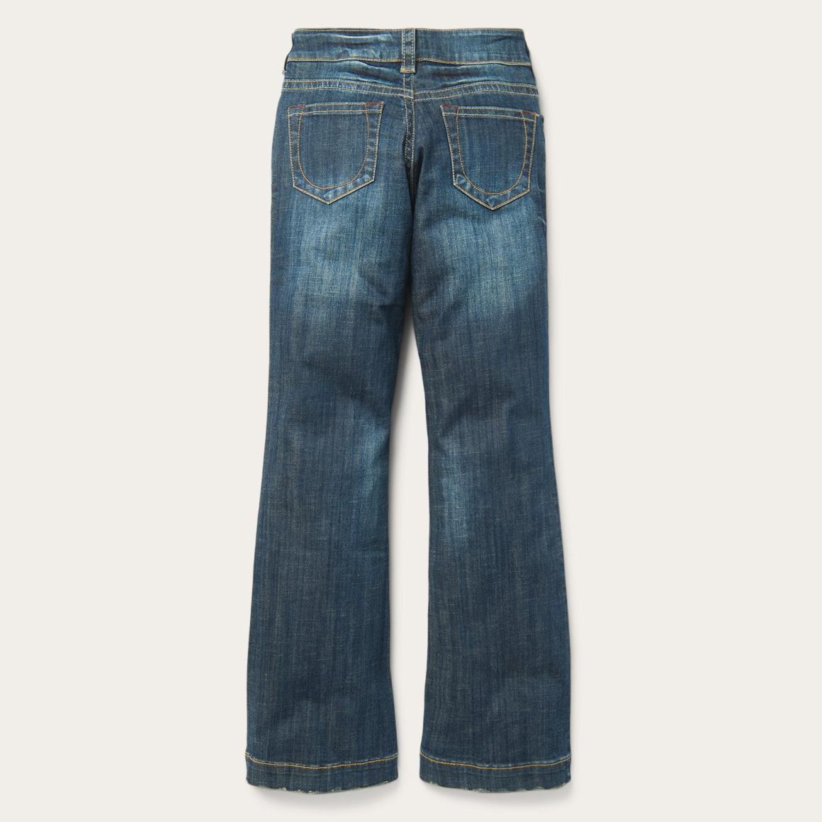 214 City Trouser Jeans In Medium Wash Blue Women Stetson Denim