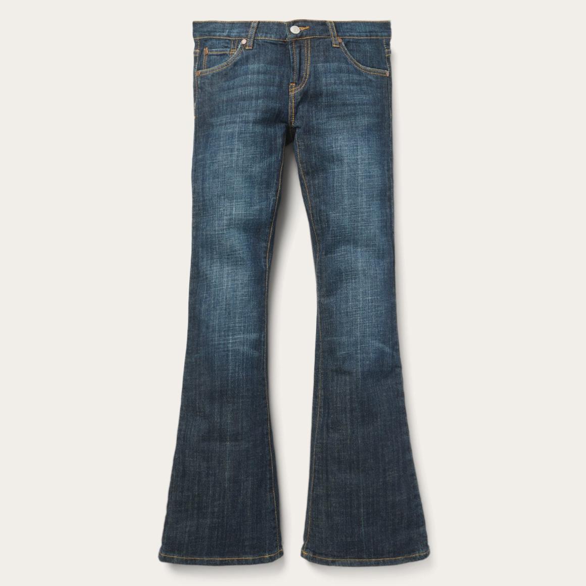 816 Classic Boot Cut Jeans In Dark Wash Blue Women Stetson Denim