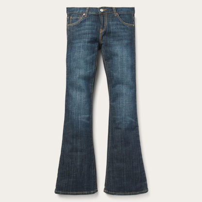 816 Classic Boot Cut Jeans In Dark Wash Blue Women Stetson Denim