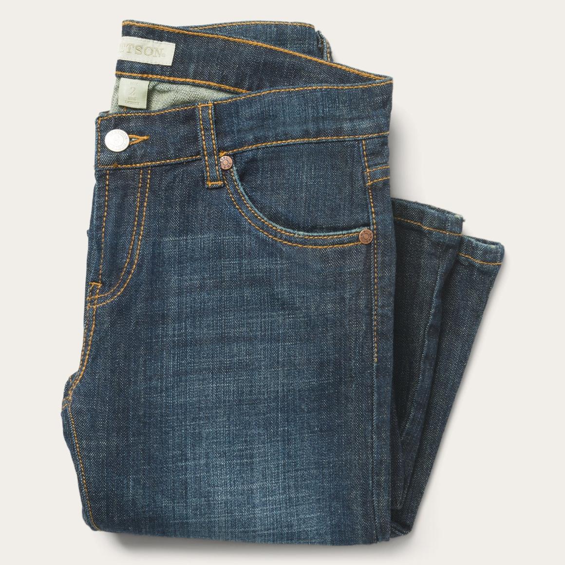 816 Classic Boot Cut Jeans In Dark Wash Blue Women Stetson Denim
