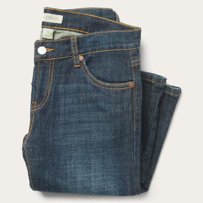 816 Classic Boot Cut Jeans In Dark Wash Blue Women Stetson Denim
