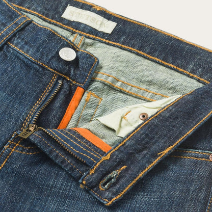 816 Classic Boot Cut Jeans In Dark Wash Blue Women Stetson Denim