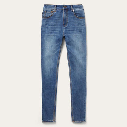 902 High Waist Skinny Fit Jeans Blue Women Stetson Denim
