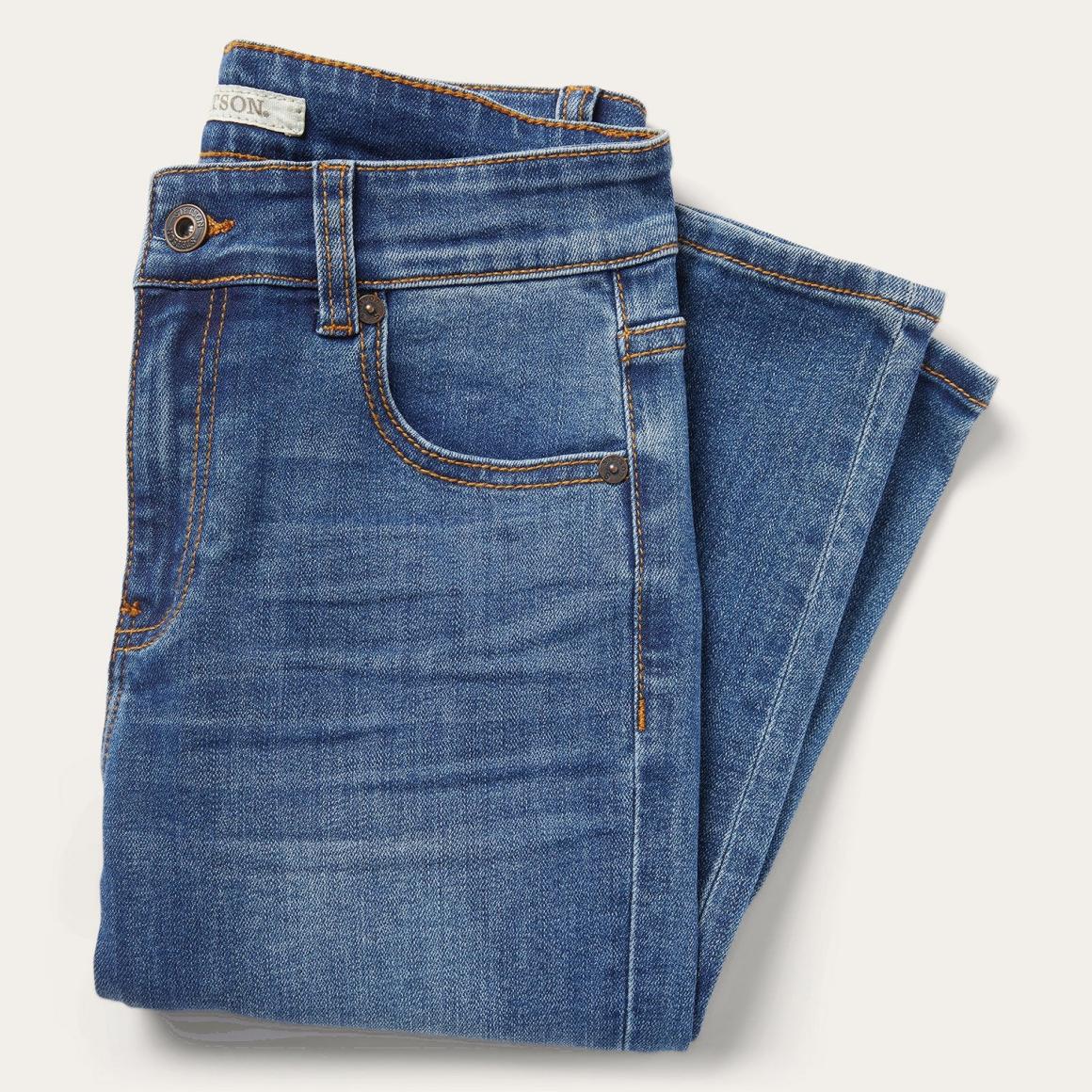 902 High Waist Skinny Fit Jeans Blue Women Stetson Denim